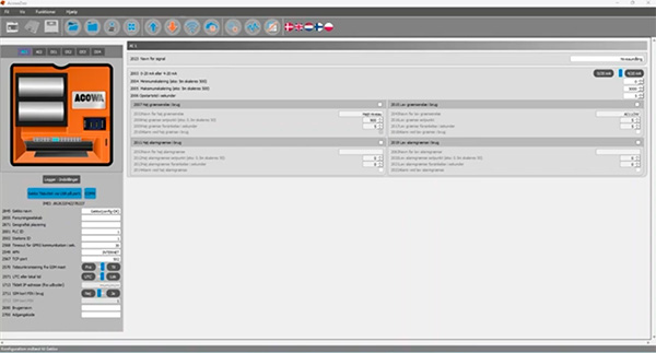 Image of the interface of AcowaZoo - Configuration Tool
