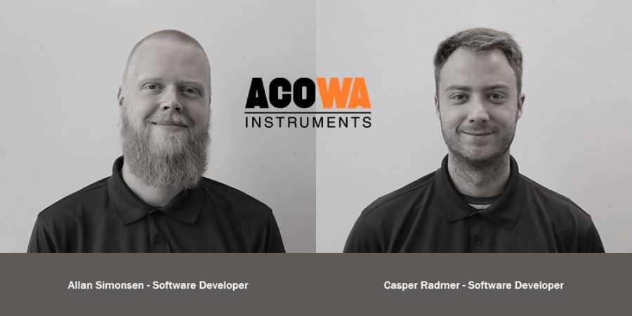 ACOWA´s new software developers are Allan Simonsen and Casper Radmer